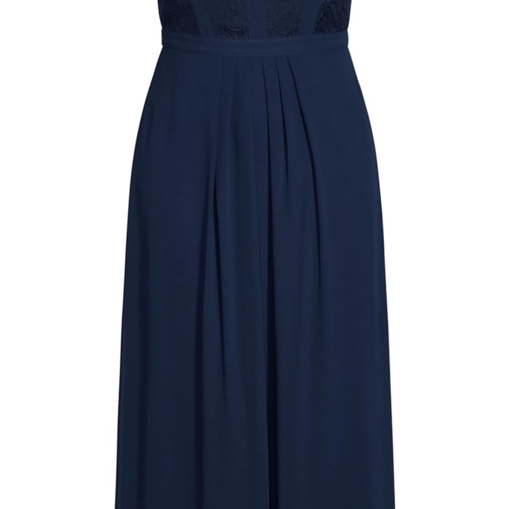 CITY CHIC Navy Sleeveless Maxi Dress- NMT SIZE 16 - Picture 6 of 12
